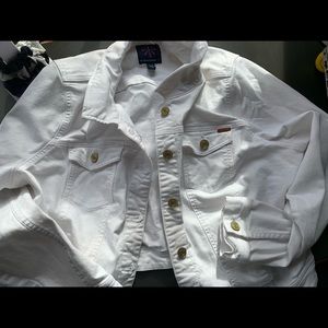 White Jean Jacket